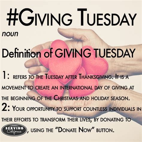 giving tuesday meaning